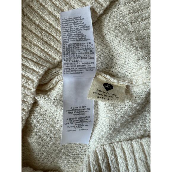 Madewell Cream One Shoulder Knit Sweater Tank Top M NWT Textured Soft Cotton - Picture 5 of 7